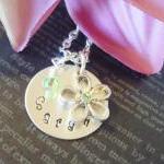 Personalized Hand Stamped Necklace-mother..
