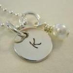 Personalized Hand Stamped Jewelry-initial..