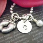 Baby-personalized Hand Stamped Jewelry-mommy..