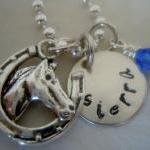 Cowgirl-hand Stamped Jewelry-personalized..